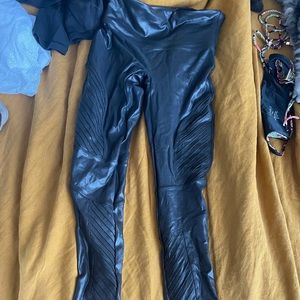 SPANX Faux leather leggings - sz S/4